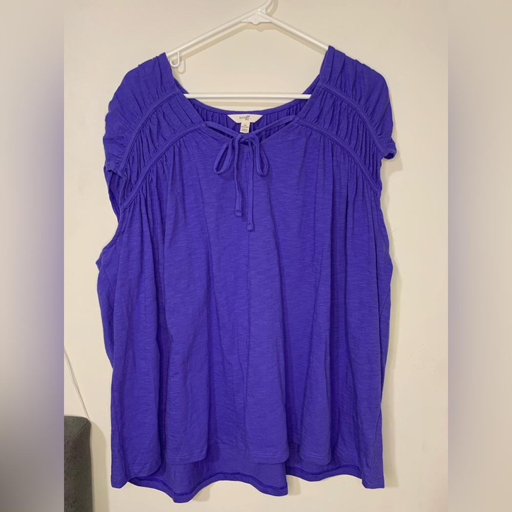 Terra & Sky Womens Blouse Size 2X